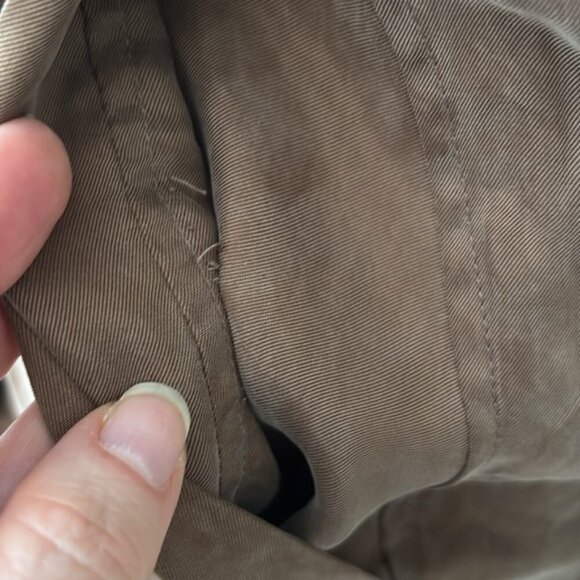 Anthropologie x Moth Carrie Belted Trench Coat Open Front Belted Coat - Picture 10 of 15